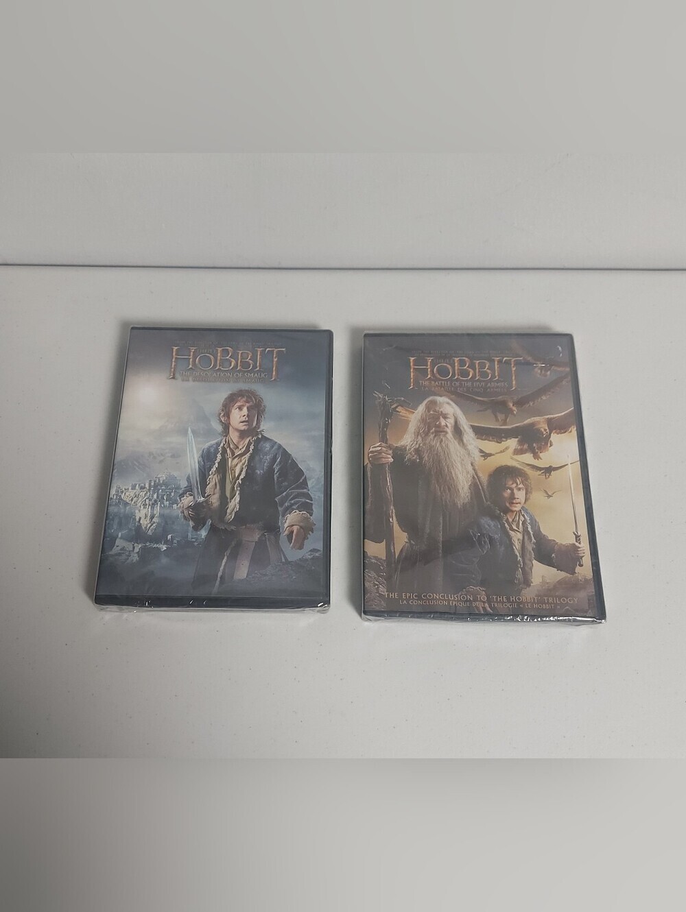 ​The Hobbit DVD Lot Desolation of Smaug Battle of Five Armies Brand New Sealed
